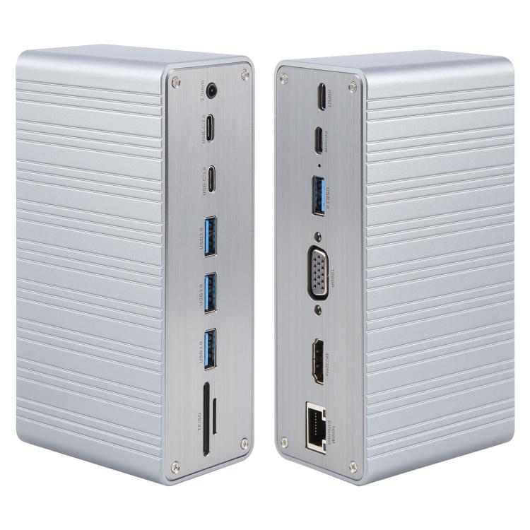 BYL2428 13 in 1 USB-C / Type-C HUB Adapter Docking Station Support 4K PD100W, BYL-2428