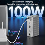 Hub USB-C 13 in 1 con supporto 4K e PD 100W