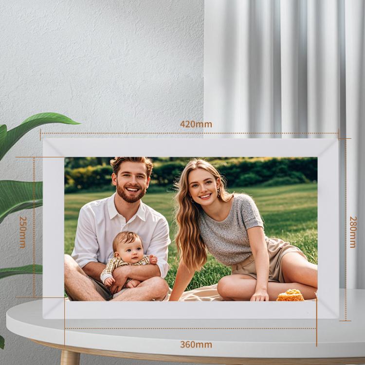 17 inch LCD Display Cloud Photo Frame 1G+32GB 3326C Quad-Core CPU Android 7.0, EU Plug, US Plug, UK Plug, AU Plug