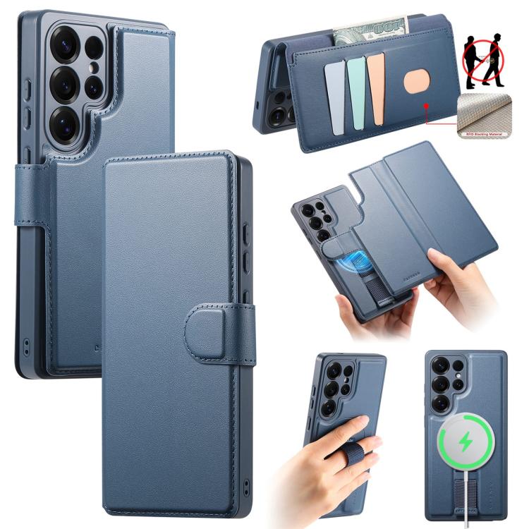 Custodia per telefono in pelle CaseNeo con cinturino di presa e MagSafe., For Samsung Galaxy S25 / S24 5G, For Samsung Galaxy S25+ / S24+ 5G, For Samsung Galaxy S25 Ultra 5G