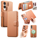 Custodia per telefono in pelle CaseNeo con cinturino di presa e MagSafe., For Samsung Galaxy S26+ 5G, For Samsung Galaxy S26 Ultra 5G, For Samsung Galaxy S26 5G, For Samsung Galaxy S25 Edge 5G