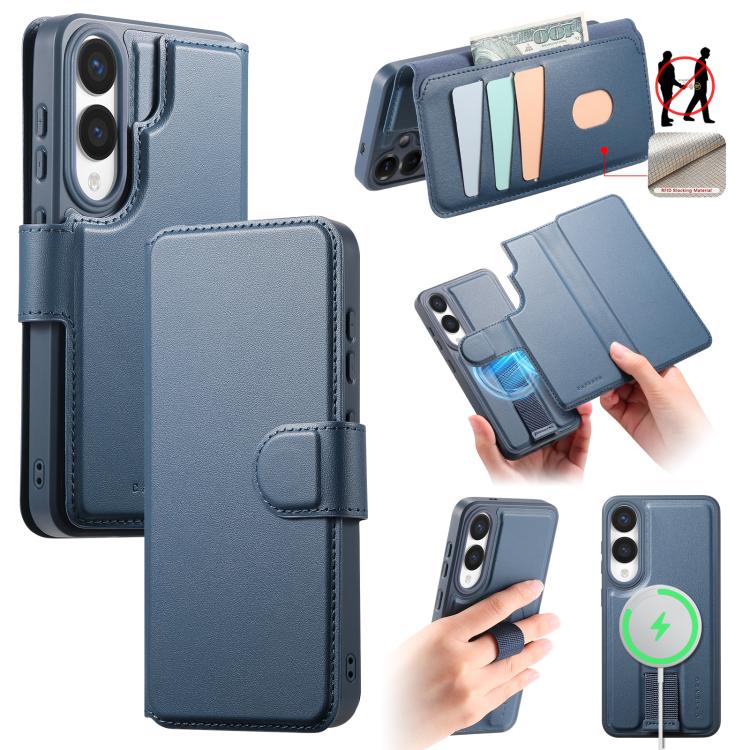 Custodia per telefono in pelle CaseNeo con cinturino di presa e MagSafe., For Samsung Galaxy S26+ 5G, For Samsung Galaxy S26 Ultra 5G, For Samsung Galaxy S26 5G, For Samsung Galaxy S25 Edge 5G