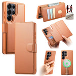 Custodia per telefono in pelle CaseNeo con cinturino di presa e MagSafe., For Samsung Galaxy S26+ 5G, For Samsung Galaxy S26 Ultra 5G, For Samsung Galaxy S26 5G, For Samsung Galaxy S25 Edge 5G