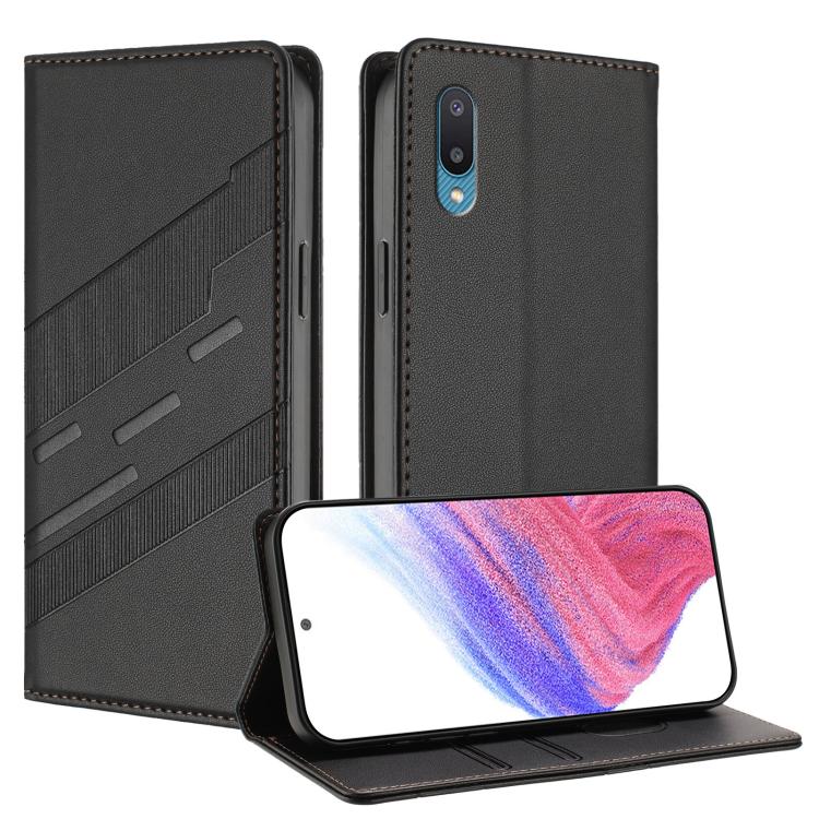Portafoglio multifunzionale in pelle con motivo a rilievo, stile retrò, per telefono., For Samsung Galaxy A02 / M02, For Samsung Galaxy A72, For Samsung Galaxy A02s 164mm
