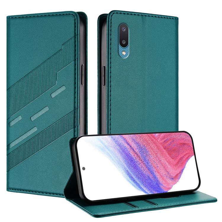 Portafoglio multifunzionale in pelle con motivo a rilievo, stile retrò, per telefono., For Samsung Galaxy A02 / M02, For Samsung Galaxy A72, For Samsung Galaxy A02s 164mm