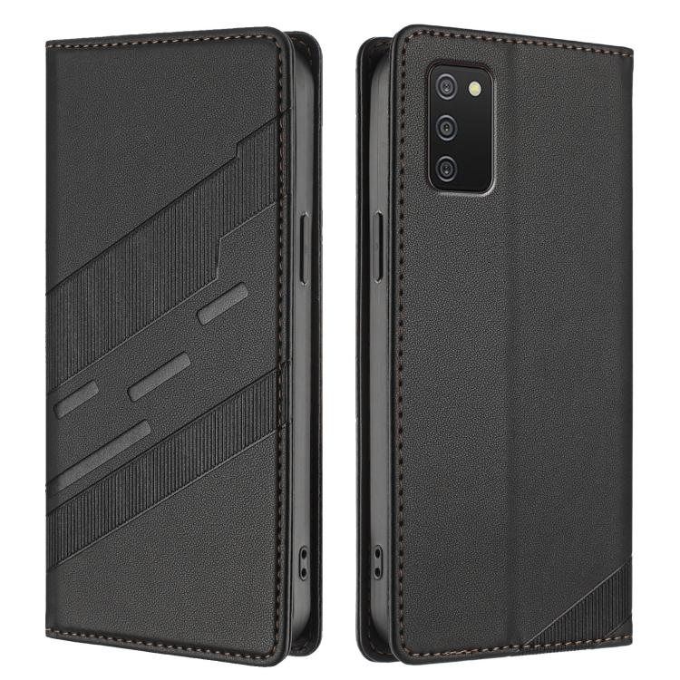Portafoglio multifunzionale in pelle con motivo a rilievo, stile retrò, per telefono., For Samsung Galaxy A02s 166mm