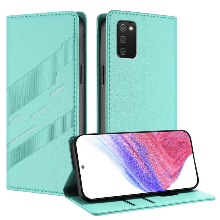 Portafoglio multifunzionale in pelle con motivo a rilievo, stile retrò, per telefono., For Samsung Galaxy A02s 166mm