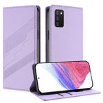 Portafoglio multifunzionale in pelle con motivo a rilievo, stile retrò, per telefono., For Samsung Galaxy A02s 166mm