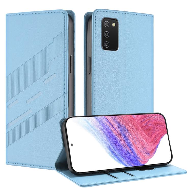 Portafoglio multifunzionale in pelle con motivo a rilievo, stile retrò, per telefono., For Samsung Galaxy A02s 166mm