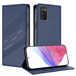Portafoglio multifunzionale in pelle con motivo a rilievo, stile retrò, per telefono., For Samsung Galaxy A02s 166mm