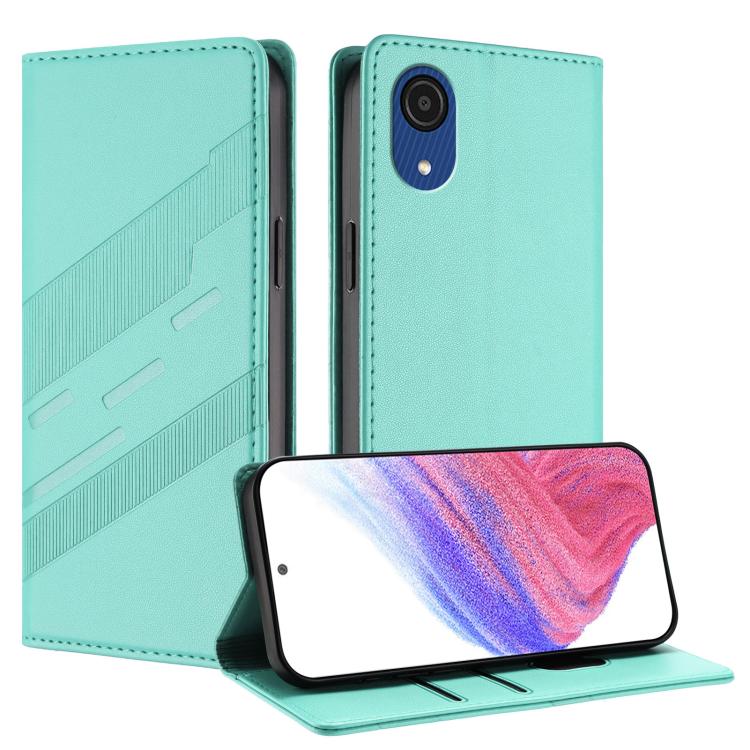 Portafoglio multifunzionale in pelle con motivo a rilievo, stile retrò, per telefono., For Samsung Galaxy A03 Core 4G, For Samsung Galaxy A33 5G, For Samsung Galaxy A32 5G / M32 5G