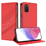 Portafoglio multifunzionale in pelle con motivo a rilievo, stile retrò, per telefono., For Samsung Galaxy A03s 165.8mm, For Samsung Galaxy A22 4G, For Samsung Galaxy A32 4G