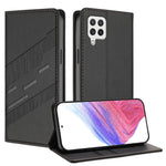 Portafoglio multifunzionale in pelle con motivo a rilievo, stile retrò, per telefono., For Samsung Galaxy A03s 165.8mm, For Samsung Galaxy A22 4G, For Samsung Galaxy A32 4G