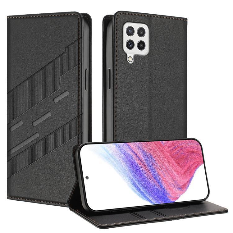 Portafoglio multifunzionale in pelle con motivo a rilievo, stile retrò, per telefono., For Samsung Galaxy A03s 165.8mm, For Samsung Galaxy A22 4G, For Samsung Galaxy A32 4G
