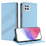 Portafoglio multifunzionale in pelle con motivo a rilievo, stile retrò, per telefono., For Samsung Galaxy A03s 165.8mm, For Samsung Galaxy A22 4G, For Samsung Galaxy A32 4G