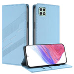 Portafoglio multifunzionale in pelle con motivo a rilievo, stile retrò, per telefono., For Samsung Galaxy A22 5G / F42 5G, For Samsung Galaxy A53 5G, For Samsung Galaxy A73 5G