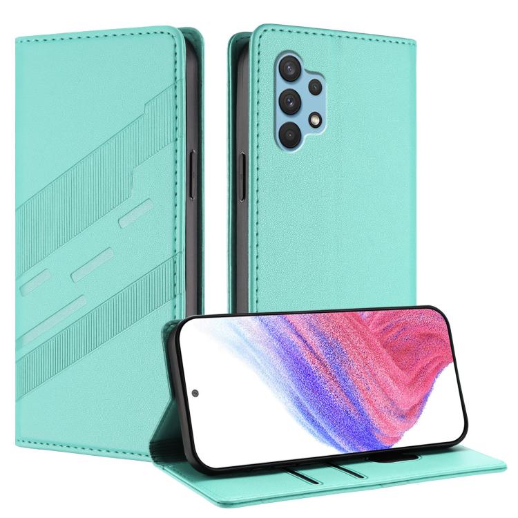 Portafoglio multifunzionale in pelle con motivo a rilievo, stile retrò, per telefono., For Samsung Galaxy A03s 165.8mm, For Samsung Galaxy A22 4G, For Samsung Galaxy A32 4G