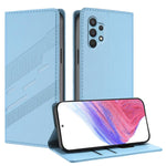 Portafoglio multifunzionale in pelle con motivo a rilievo, stile retrò, per telefono., For Samsung Galaxy A03s 165.8mm, For Samsung Galaxy A22 4G, For Samsung Galaxy A32 4G