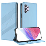 Portafoglio multifunzionale in pelle con motivo a rilievo, stile retrò, per telefono., For Samsung Galaxy A03 Core 4G, For Samsung Galaxy A33 5G, For Samsung Galaxy A32 5G / M32 5G