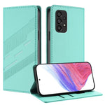 Portafoglio multifunzionale in pelle con motivo a rilievo, stile retrò, per telefono., For Samsung Galaxy A22 5G / F42 5G, For Samsung Galaxy A53 5G, For Samsung Galaxy A73 5G
