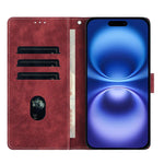 Custodia per telefono in pelle satinata stile retrò con mandala in rilievo., For iPhone Air, For iPhone 16 Pro Max, For iPhone 16 Pro, For iPhone 16 Plus