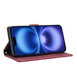 Custodia per telefono in pelle satinata stile retrò con mandala in rilievo., For iPhone Air, For iPhone 16 Pro Max, For iPhone 16 Pro, For iPhone 16 Plus
