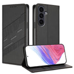 Portafoglio multifunzionale in pelle con motivo a rilievo, stile retrò, per telefono., For Galaxy S26 5G, For Galaxy S26 FE 5G, For Samsung Galaxy S25 FE 5G
