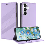 Portafoglio multifunzionale in pelle con motivo a rilievo, stile retrò, per telefono., For Galaxy S26+ 5G, For Galaxy S26 Edge 5G, For Galaxy S26 Ultra 5G
