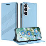 Portafoglio multifunzionale in pelle con motivo a rilievo, stile retrò, per telefono., For Galaxy S26+ 5G, For Galaxy S26 Edge 5G, For Galaxy S26 Ultra 5G