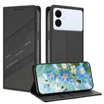 Portafoglio multifunzionale in pelle con motivo a rilievo, stile retrò, per telefono., For Galaxy S26+ 5G, For Galaxy S26 Edge 5G, For Galaxy S26 Ultra 5G