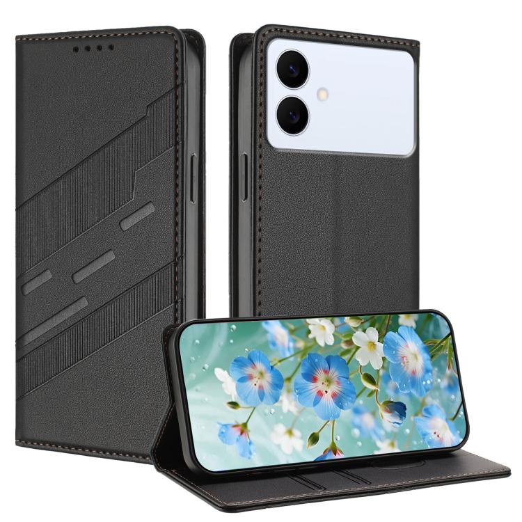 Portafoglio multifunzionale in pelle con motivo a rilievo, stile retrò, per telefono., For Galaxy S26+ 5G, For Galaxy S26 Edge 5G, For Galaxy S26 Ultra 5G