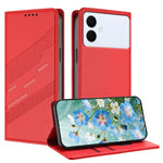 Portafoglio multifunzionale in pelle con motivo a rilievo, stile retrò, per telefono., For Galaxy S26+ 5G, For Galaxy S26 Edge 5G, For Galaxy S26 Ultra 5G