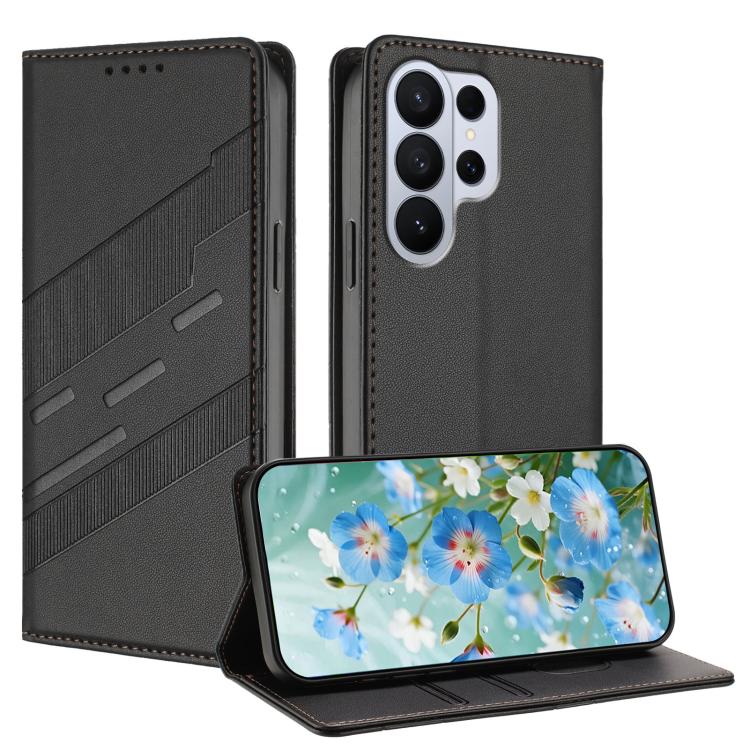 Portafoglio multifunzionale in pelle con motivo a rilievo, stile retrò, per telefono., For Galaxy S26+ 5G, For Galaxy S26 Edge 5G, For Galaxy S26 Ultra 5G