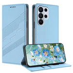 Portafoglio multifunzionale in pelle con motivo a rilievo, stile retrò, per telefono., For Galaxy S26+ 5G, For Galaxy S26 Edge 5G, For Galaxy S26 Ultra 5G