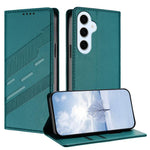 Portafoglio multifunzionale in pelle con motivo a rilievo, stile retrò, per telefono., For Galaxy S26 5G, For Galaxy S26 FE 5G, For Samsung Galaxy S25 FE 5G