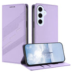 Portafoglio multifunzionale in pelle con motivo a rilievo, stile retrò, per telefono., For Galaxy S26 5G, For Galaxy S26 FE 5G, For Samsung Galaxy S25 FE 5G