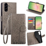 Custodia per telefono in pelle con motivo albero e cervo in rilievo, For Galaxy A57 5G, For Galaxy A37 5G, For Samsung Galaxy A17 5G, For Samsung Galaxy A56 5G