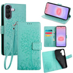 Custodia per telefono in pelle con motivo albero e cervo in rilievo, For Galaxy A57 5G, For Galaxy A37 5G, For Samsung Galaxy A17 5G, For Samsung Galaxy A56 5G