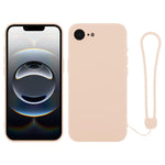 Custodia per telefono in silicone con cinturino da polso, For iPhone 17e / 16e