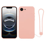 Custodia per telefono in silicone con cinturino da polso, For iPhone 17e / 16e