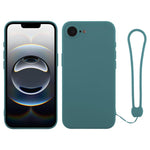 Custodia per telefono in silicone con cinturino da polso, For iPhone 17e / 16e