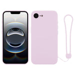 Custodia per telefono in silicone con cinturino da polso, For iPhone 17e / 16e