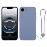 Custodia per telefono in silicone con cinturino da polso, For iPhone 17e / 16e