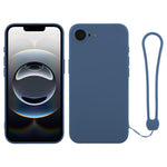 Custodia per telefono in silicone con cinturino da polso, For iPhone 17e / 16e