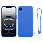 Custodia per telefono in silicone con cinturino da polso, For iPhone 17e / 16e