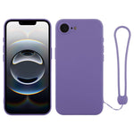 Custodia per telefono in silicone con cinturino da polso, For iPhone 17e / 16e