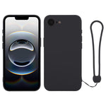 Custodia per telefono in silicone con cinturino da polso, For iPhone 17e / 16e