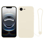Custodia per telefono in silicone con cinturino da polso, For iPhone 17e / 16e