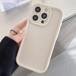 Custodia per telefono in TPU antiurto con cornice satinata e fori precisi., For iPhone 16 Pro, For iPhone 16 Plus, For iPhone 16