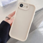 Custodia per telefono in TPU antiurto con cornice satinata e fori precisi., For iPhone 14 Pro, For iPhone 14 Pro Max, For iPhone SE 2022 / 2020 / 8 / 7